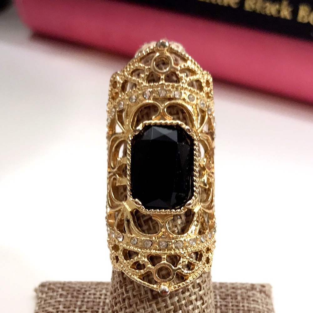 Victorian-style | Crystal-stoned | Gem Ring